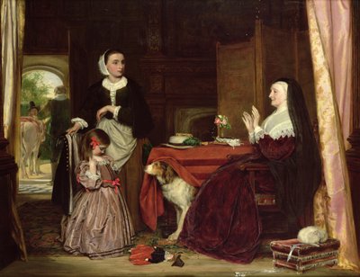 De Nieuwe Jurk door John Callcott Horsley