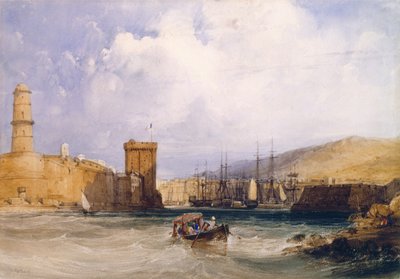 De Ingang van de Haven van Marseille door John Callow