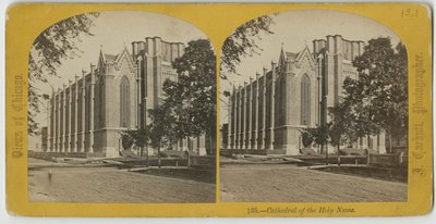 Cathedral of the Holy Name, Chicago, ca. 1870 door John Carbutt