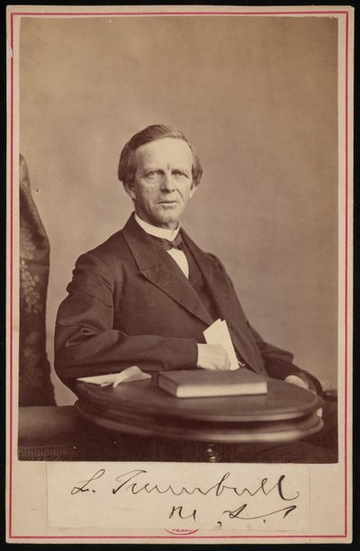 Portret van Lyman Trumbull 1813-1896, voor 1876 door John Carbutt