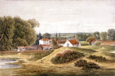 The Spaniards Inn, Hampstead Heath, Hampstead, Londen, ca. 1820 door John Cawthorn