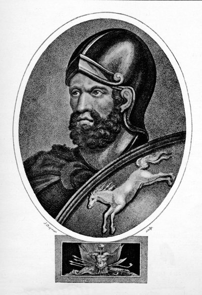 Hannibal, de Carthaagse generaal, ca. 1823, 1912 door John Chapman
