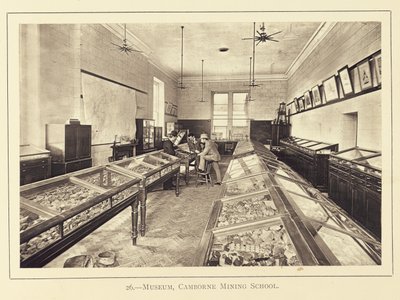 Museum, Mijnschool Camborne door John Charles Burrow