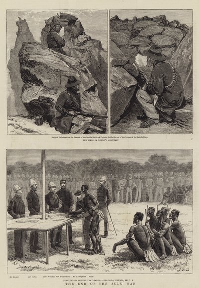 Het Einde van de Zoeloe Oorlog door John Charles Dollman
