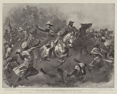 Hoe kolonel R H Martin de 21e Lancers leidde in de Slag bij Omdurman door John Charlton