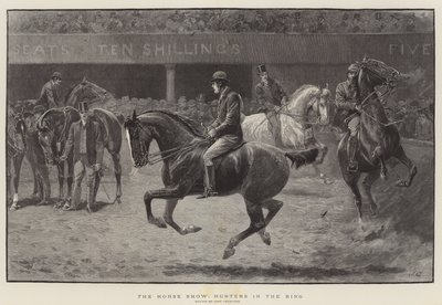 De Paardenshow, jagers in de ring door John Charlton