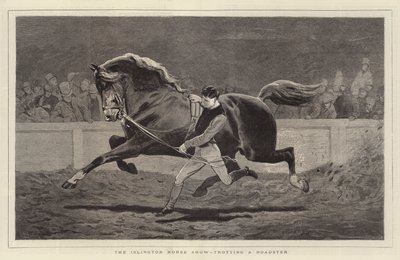 De Islington Paardenshow, een Roadster draven door John Charlton
