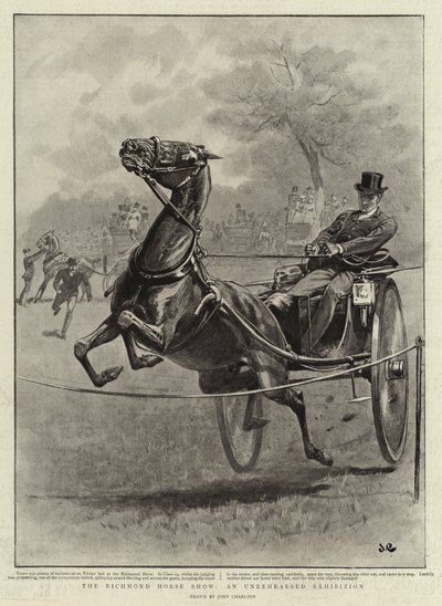 De Richmond Paardenshow, een Ongeplande Tentoonstelling door John Charlton