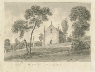 Cresswell - Draycott-in-the-Moors Katholieke Kapel door John Chessell Buckler