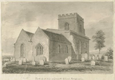 Draycott in the Moors Kerk door John Chessell Buckler
