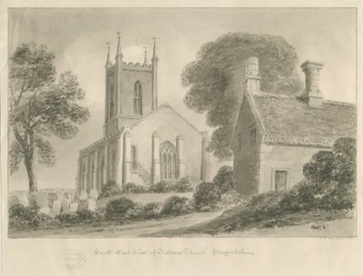 Ipstones Kerk door John Chessell Buckler
