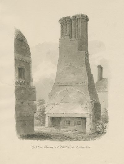 Pillaton Hal - Keukenschouw door John Chessell Buckler