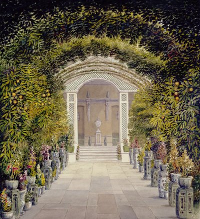 De Kas in Bromley Hill, Kent door John Chessell Buckler