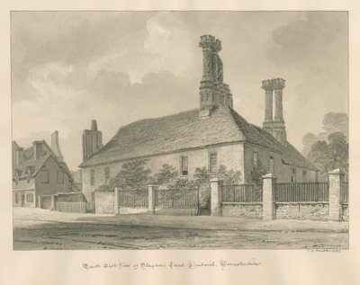 Worcestershire - Droitwich - Staynors Hof, 1833 door John Chessell Buckler