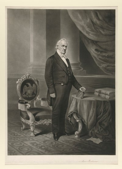 James Buchanan (Facsimile handtekening) door John Chester Buttre