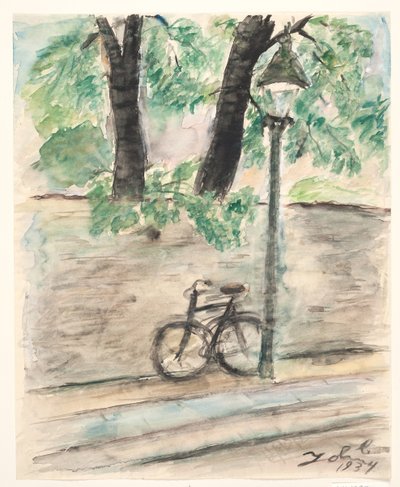 Stille ochtend bij de muur door John Christensen