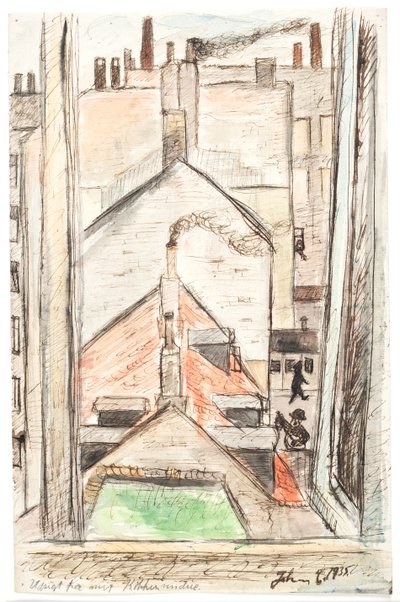 Uitzicht vanuit mijn keukenraam door John Christensen