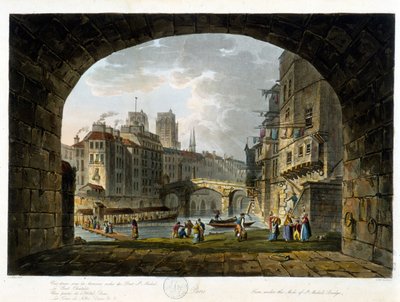 Parijs: Pont de Chatelet en Hotel Dieu (in 