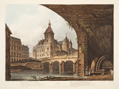 Uitzicht op de Pont-au-Change, de Tour de l