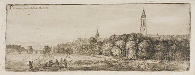 Dumfries vanaf de Dok door John Clerk of Eldin