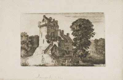 Kasteel van Newark door John Clerk of Eldin