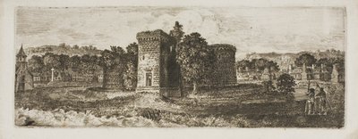 Kasteel van Rothesay door John Clerk of Eldin