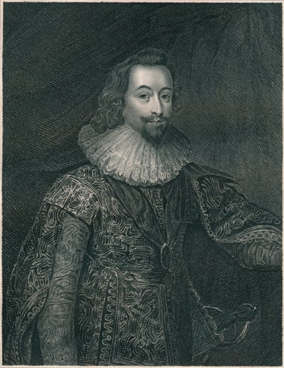 George Villiers, hertog van Buckingham, 1620s, begin-midden 19e eeuw door John Cochran
