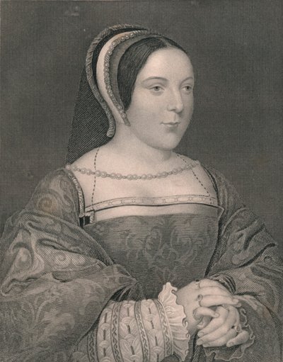 Margaret Tudor. Koningin van Schotland, ca. 1525, begin-midden 19e eeuw door John Cochran