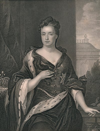 Koningin Anne, midden 19e eeuw door John Cochran