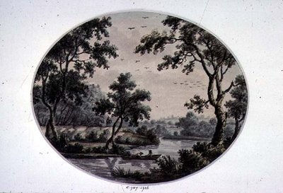 Rivierscène door John Collet