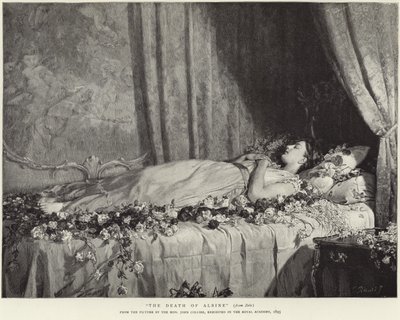 De Dood van Albine door John Collier