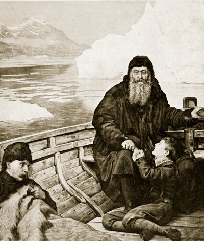 De laatste reis van Henry Hudson, illustratie uit 