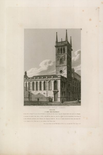 All Hallows, Bread Street, Londen door John Coney