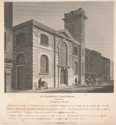 St. Clements Eastcheap door John Coney