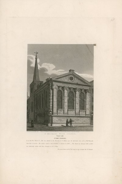 St. Michael, Wood Street, Londen door John Coney