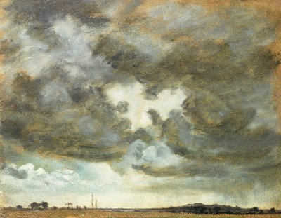 Een Wolkenstudie door John Constable