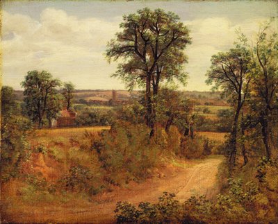 Een Laan bij Dedham door John Constable