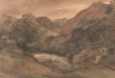 Borrowdale: Avond na een Mooie Dag, 1 Oktober 1806 door John Constable