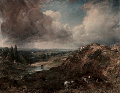 Branch Hill Vijver, Hampstead door John Constable