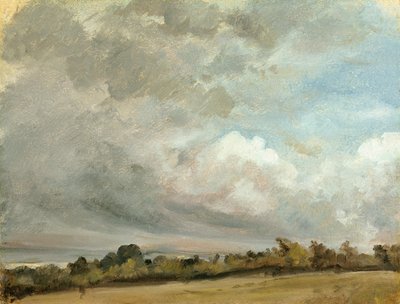 Wolkstudie door John Constable