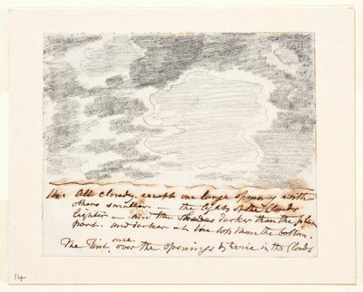 Wolkstudie (naar Alexander Cozens