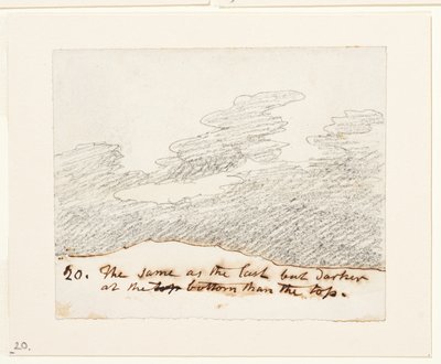 Wolkstudie (naar Alexander Cozens