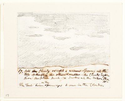 Wolkstudie (naar Alexander Cozens
