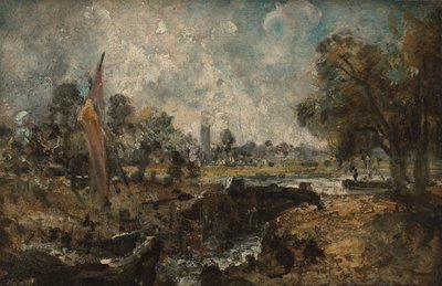 Dedham Lock door John Constable