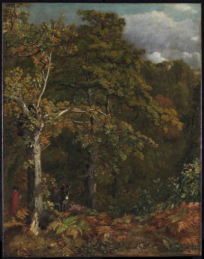 Rand van een bos, rond 1816 door John Constable