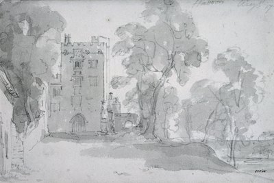 Haddon Hall door John Constable