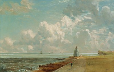Harwich, De Lage Vuurtoren en Beacon Hill, c.1820 door John Constable