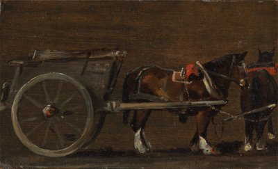 Paard en wagen, ca. 1814 door John Constable