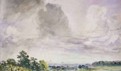 Londen vanaf Hampstead Heath door John Constable
