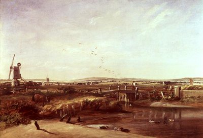 Mistley, Vallei van de Stour door John Constable
